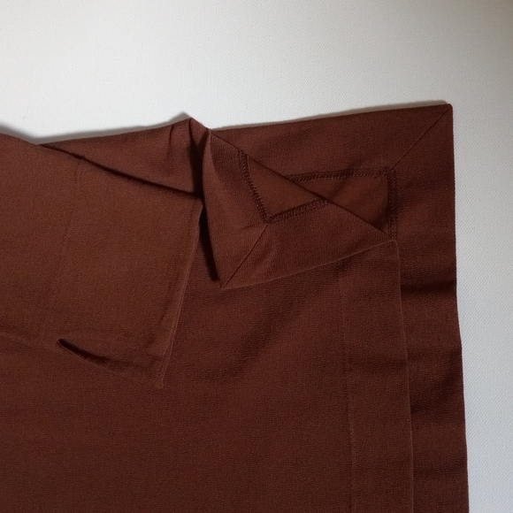 EILEEN FISHER Tunic Top Crepe Knit Cinnamon Rust - Picture 5 of 8